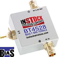 High Isolation Bias Tee, Type BNC Female