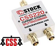 CSS220, Current Steering GPS and L-Band Splitter Combiner, TNC, 698-2700 MHz