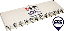 GPS121, 12-way GPS antenna signal splitter with SMA coaxial connectors spanning 1-2 GHz GPS121, 12-way GPS antenna signal splitter with SMA coaxial connectors spanning 1-2 GHz